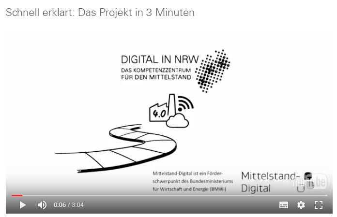 Erklärvideo des Mittelstand 4.0-Kompetenzzentrums Dortmund zur „Digitalisierung im Schaltschrankbau“
